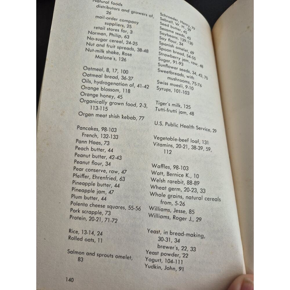The Natural Breakfast Book by Rodale Press - paperback recipe book - 1973 1stED‎ - Picture 6 of 7
